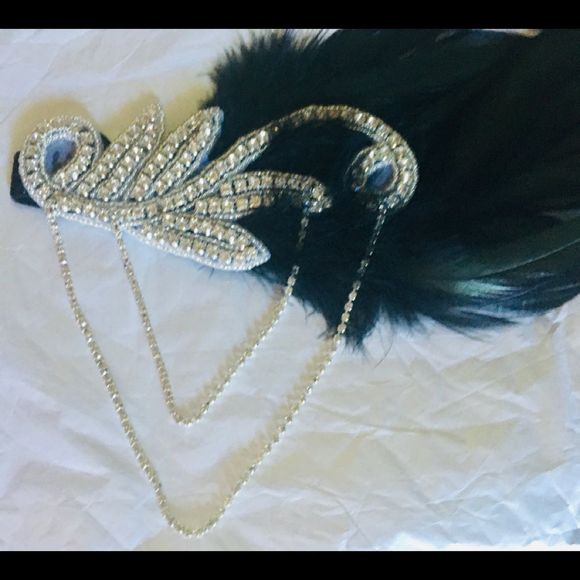 Great Gatsby 1920\'s Flapper Feather main image 5